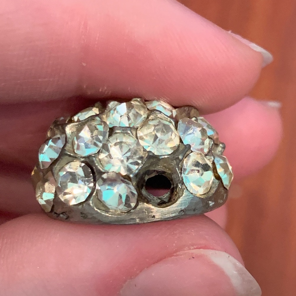 Set of Four Rhinestoned Buttons - Picture 5 of 5
